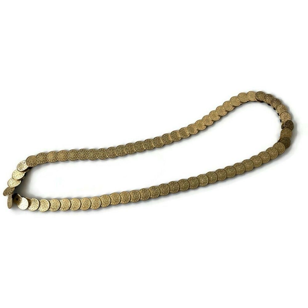 Gypsy Belt Gold Coin Belt 36”